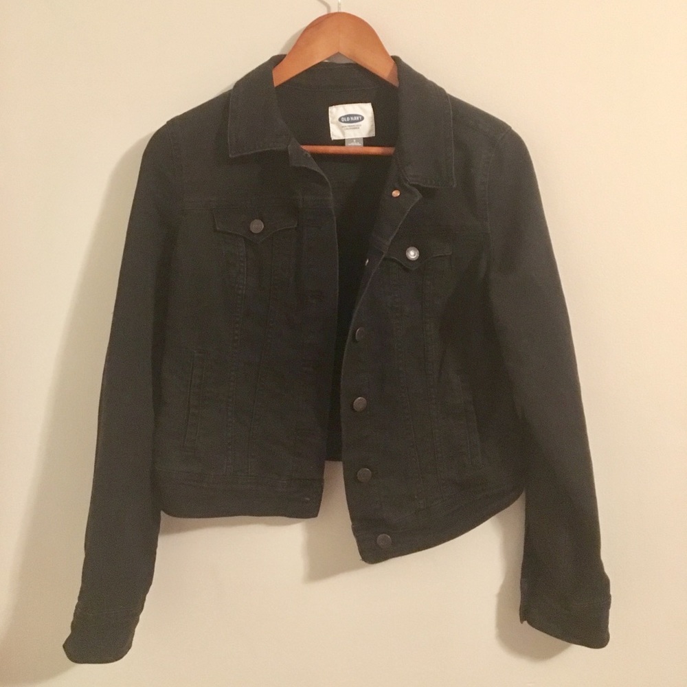 Old Navy Black Denim Jacket
